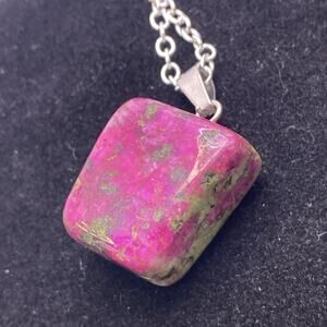 Womens Vintage Ruby Mermaid Kyanite Necklace Womens Fashion Necklace